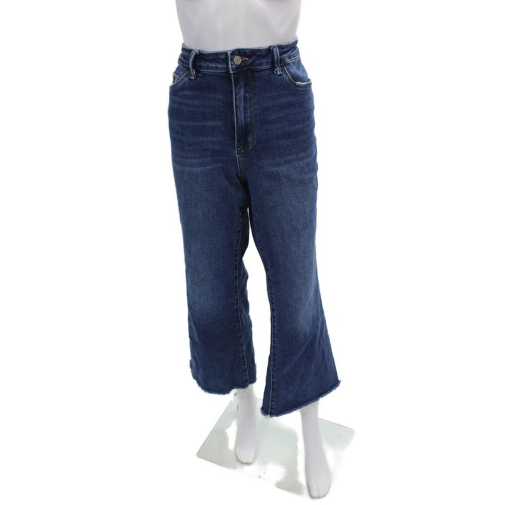 Bayeas Womens Cotton Dneim Five Pocket High-Rise Bootcut Jeans Blue Size 32